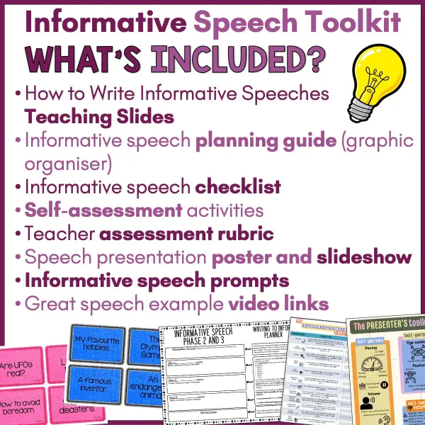 Informative Speech Toolkit a Informative Speech Toolkit a