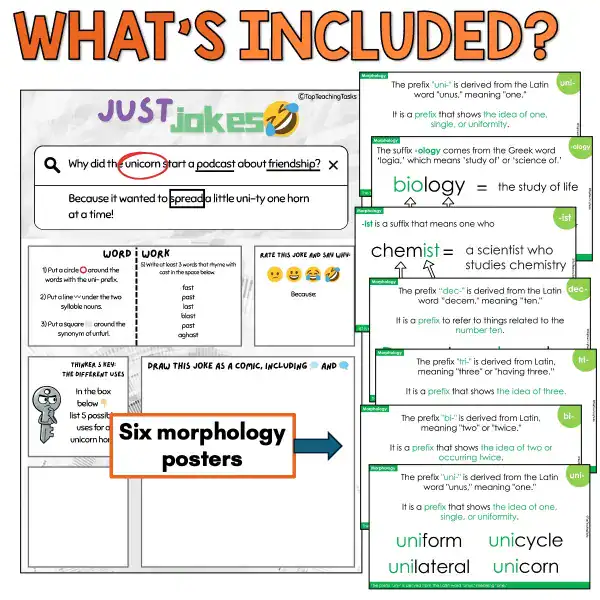 Just Jokes Working with Words Activities Year 6 c Just Jokes Working with Words Activities Year 6 c