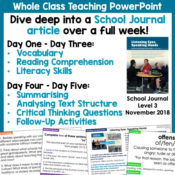 Listening Eyes, Speaking Hands-Whole Class a Listening Eyes, Speaking Hands-Whole Class a