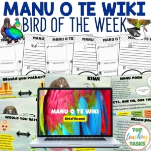 Manu o te Wiki: Bird of the Week Reading Activities