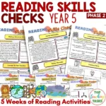 Reading Skills Checks Big Cats, Cryptids, Ocean Creatures, Weather & Space Y5