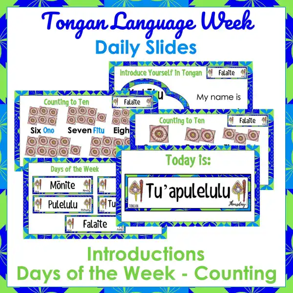 Tonga Language Week Daily Slides b Tonga Language Week Daily Slides b