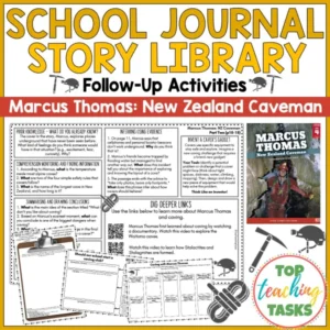 School Journal Story Library Year 7 and 8 - Marcus Thomas: NZ Caveman