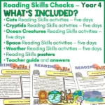 Reading Skills Practice Activities Year 4 a
