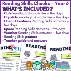 Reading Skills Practice Activities Year 5 a