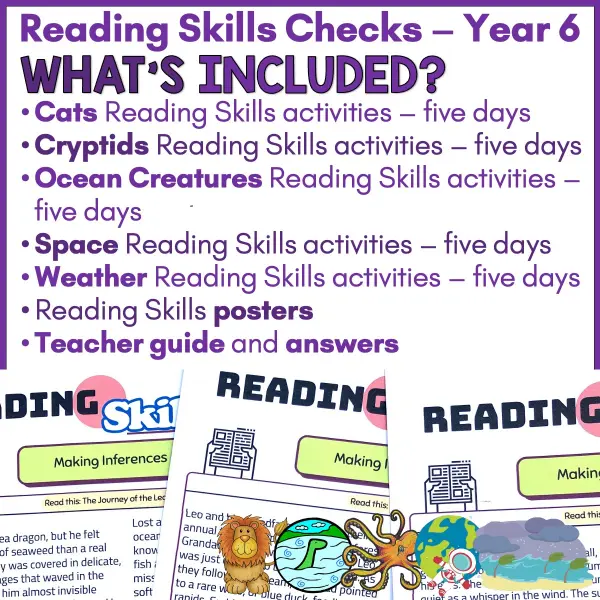 Reading Skills Practice Activities Year 5 a Reading Skills Practice Activities Year 5 a