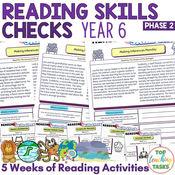 Reading Skills Practice Activities Year 5 Reading Skills Practice Activities Year 5
