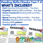 Reading Skills Practice Activities Year 7-8 a