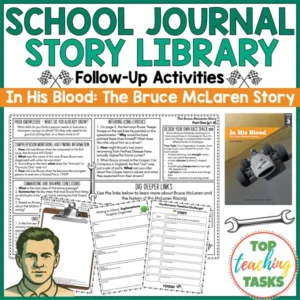 School Journal Story Library Level 3 - The Bruce McLaren Story Activities