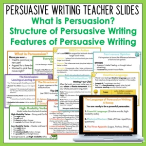 Writing to Persuade Bundle phase 2-3 a