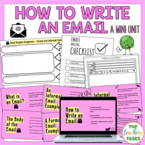 How to Write an Email - A Mini Unit
