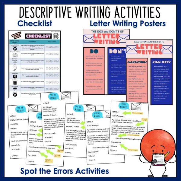 Letter Writing Activities phase 2 c Letter Writing Activities phase 2 c