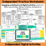 Prefixes Morphology and Spelling Activities c