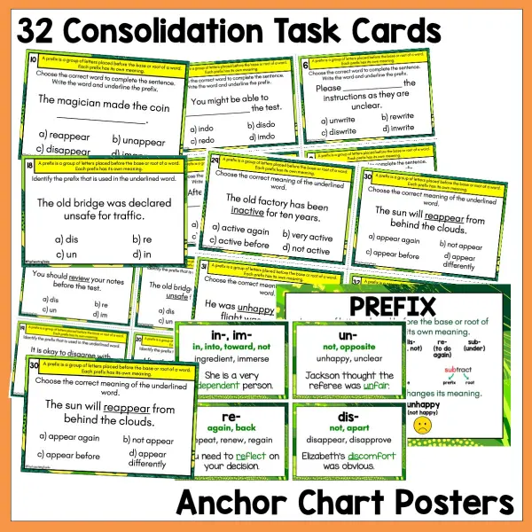 Prefixes Morphology and Spelling Activities d Prefixes Morphology and Spelling Activities d