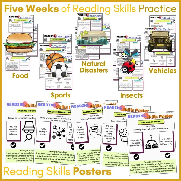 Reading Skills Practice Activities Year 3 c Reading Skills Practice Activities Year 3 c