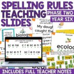 Structured Lieracy Spelling Rule Teaching Slides Phase Two During Six Year