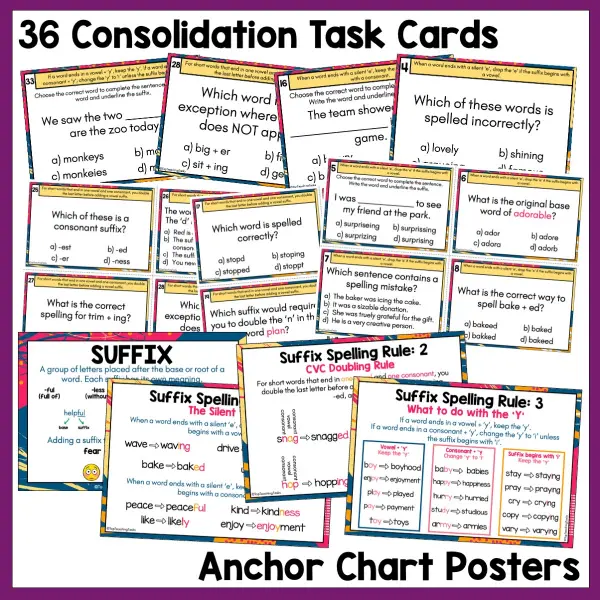 Suffix Spelling Rules Activities c Suffix Spelling Rules Activities c