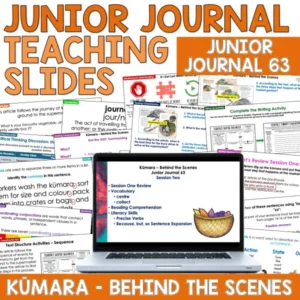 Whole Class Junior Journal 63 Resource: Year 3 - Kūmara - Behind the Scenes