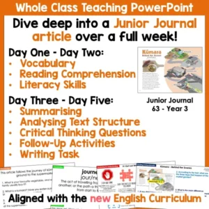 Kūmara – behind the scenes whole class a