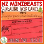 Mini beasts Year 4 Task Cards Volume 2