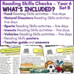 Reading Skills Practice Activities Year 6 Set B a