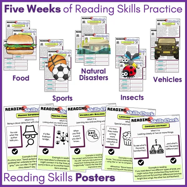 Reading Skills Practice Activities Year 6 Set B c Reading Skills Practice Activities Year 6 Set B c