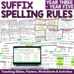 Suffix Spelling Rules Activities