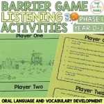 Barrier Game Listening Activities a