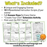 Barrier Game Listening Activities c