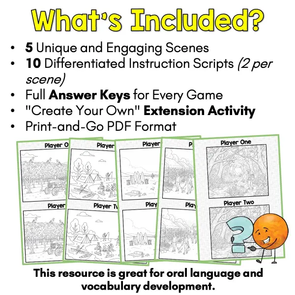 Barrier Game Listening Activities c Barrier Game Listening Activities c