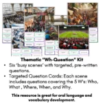 Busy Scenes Vocabulary Building Kit b