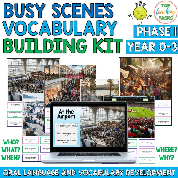 Busy Scenes Vocabulary Building Kit Busy Scenes Vocabulary Building Kit