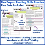 Reading Skills Practice Activities Year 7-8 Set B b