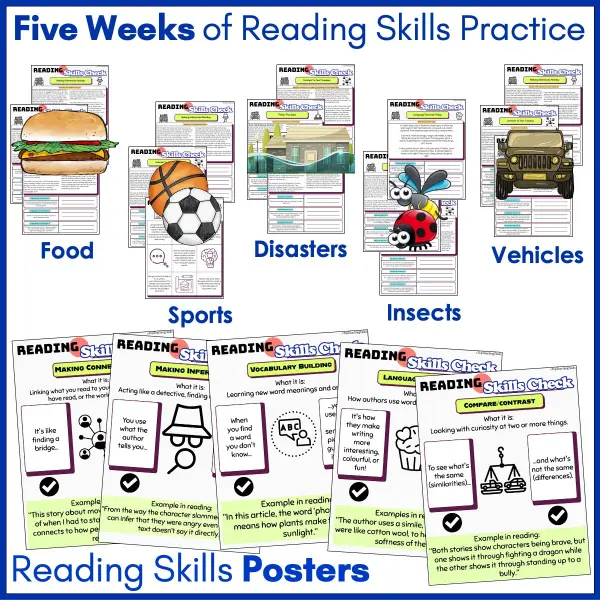 Reading Skills Practice Activities Year 7-8 Set B c Reading Skills Practice Activities Year 7-8 Set B c