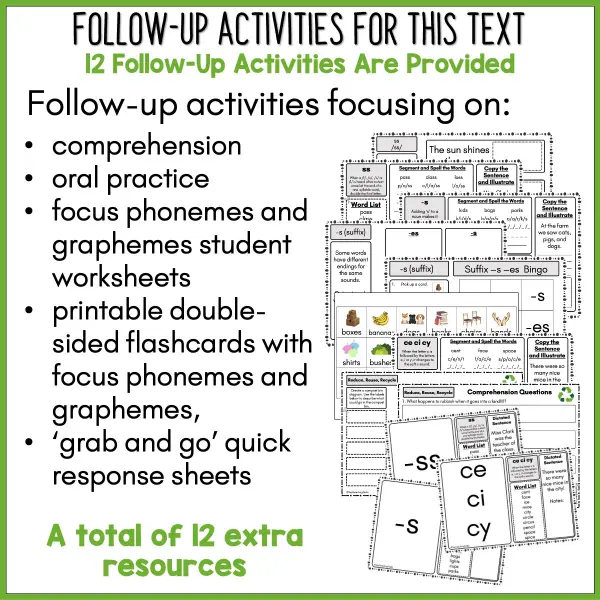 Recycle Decodable Text and Activities for Older Readers b Recycle Decodable Text and Activities for Older Readers b