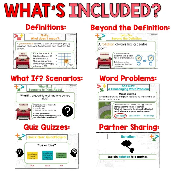 Year 4 Vocabulary Slides - Geometry and Statistics b Year 4 Vocabulary Slides - Geometry and Statistics b