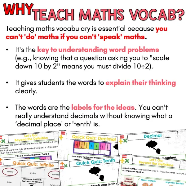 Year 4 Vocabulary Slides - Number and Algebra c Year 4 Vocabulary Slides - Number and Algebra c