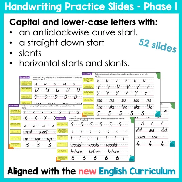 Handwriting Practice Slides NZ Basic Script Phase One b Handwriting Practice Slides NZ Basic Script Phase One b