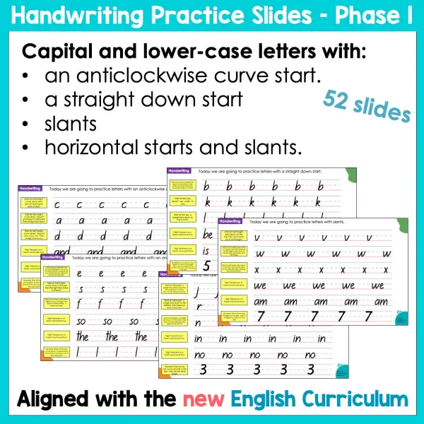 Handwriting Practice Slides NZ Basic Script Phase One c Handwriting Practice Slides NZ Basic Script Phase One c