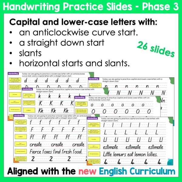 Handwriting Practice Slides NZ Basic Script Phase Three b Handwriting Practice Slides NZ Basic Script Phase Three b
