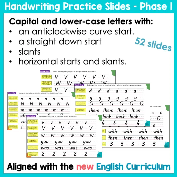 Handwriting Practice Slides NZ Basic Script Phase One c Handwriting Practice Slides NZ Basic Script Phase One c