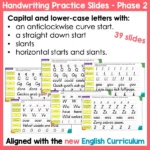 Handwriting Practice Slides NZ Basic Script Phase Two b