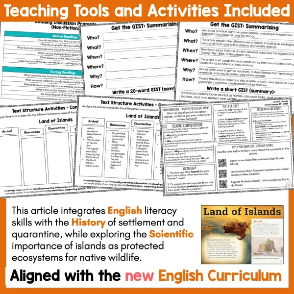 Land of Islands Junior Journal 69 Whole Class c Land of Islands Junior Journal 69 Whole Class c