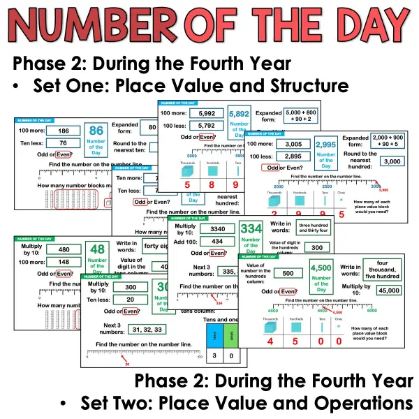 Number of the day Phase 2 Year 5 a Number of the day Phase 2 Year 5 a