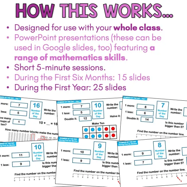 Number of the day phase 1 year 1 c Number of the day phase 1 year 1 c