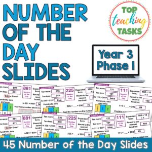 Number of the Day Slides – Year 3 Math Warm-Ups (Phase 1)