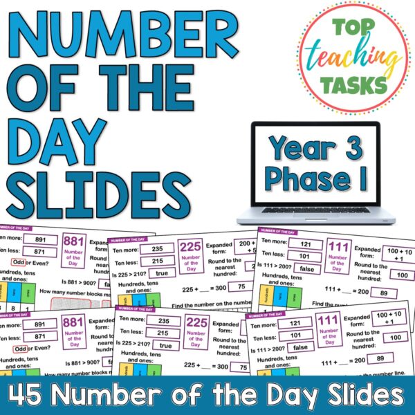 Preview Number of the day phase 1 year 3