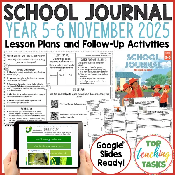 SJ Year 5-6 November 2025 Follow Up Activities