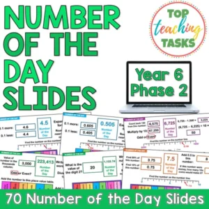 Number of the Day Slides – Year 6 Math Warm-Ups (Phase 2)
