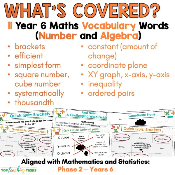 Year 6 Vocabulary Slides - Number and Algebra a Year 6 Vocabulary Slides - Number and Algebra a